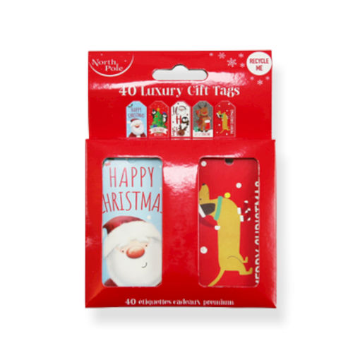 Picture of CHRISTMAS CUTE GIFT TAGS 40 PACK